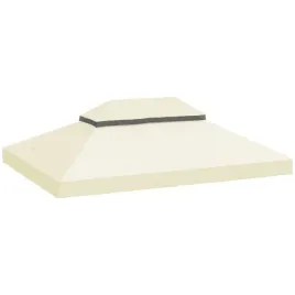 zastepczy-dach-do-altany-pawilonu-outsunny-3x4-m-wodoodporny-kremowy