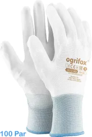 rekawice-robocze-biale-ox-poliur-ww-100-par-9-l