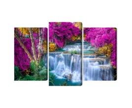 obraz-wieloczesciowy-wodospad-jesienia-canvas-150x100