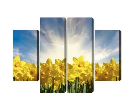 obraz-wieloczesciowy-pole-zonkili-3d-canvas-naturalny-160x120