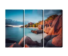 obraz-wieloczesciowy-plaza-na-seszelach-canvas-naturalny-180x120