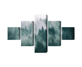 obraz-wieloczesciowy-mgla-w-zielonym-lesie-canvas-naturalny-250x150