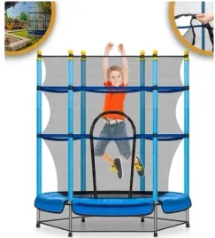 trampolina-ogrodowa-stabilna-dla-dzieci-do-domu-z-siatka-138-x-160-cm