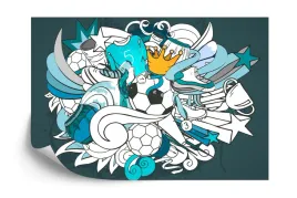 fototapeta-pilka-nozna-graffiti-tapeta-samoprzylepna-520x318