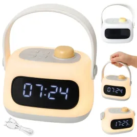 lampka-nocna-led-zegar-cyfrowy-budzik-timer-akumulatorowa-regulacja