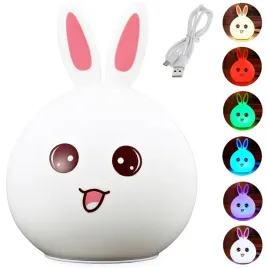 lampka-nocna-dla-dzieci-led-krolik-dotyk-rgb