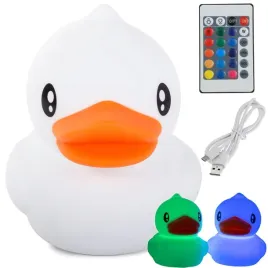 lampka-nocna-dla-dzieci-led-kaczka-rgb-pilot-usb