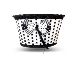 koszyk-plastikowy-czarny-z-kokarda-24x16x17-cm