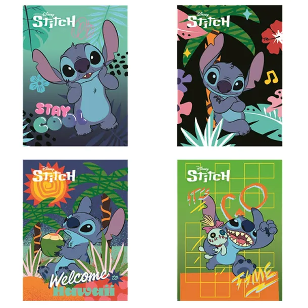 ZESZYT SZKOLNY A5 32 kartki w kratkę 1 sztuka LILO&STITCH
