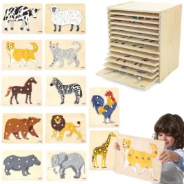 viga-zestaw-puzzle-drewniane-12-ukladanek-zwierzatka-montessori-stojak