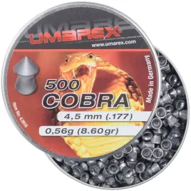 srut-do-wiatrowki-4-5mm-diabolo-umarex-cobra-szpiczasty-ostry-500szt