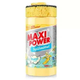 plyn-do-naczyn-z-dozownikiem-i-gabka-maxi-power-bananowy-1l