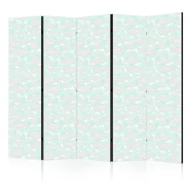 parawan-dwustronny-pokojowy-5-czesci-abstrakcja-rybki-fale-boho-225x172