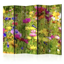 parawan-jednostronny-5-czesci-polne-kwiaty-maki-kolorowa-laka-boho-225x172