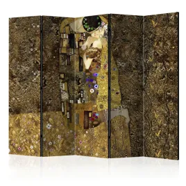 parawan-akustyczny-pokojowy-5-czesci-zloty-pocalunek-klimt-glamour-225x172