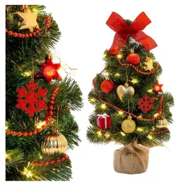choinka-sztuczna-mala-ubrana-na-pniu-z-juta-i-dekoracjami-led-45cm