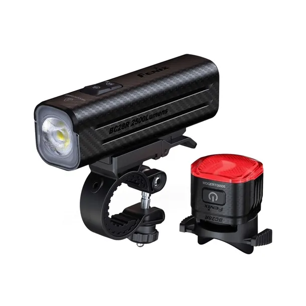 Lampa rowerowa Fenix BC28R + Akumulator + Zestaw
