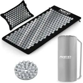 mata-do-akupresury-z-kolcami-neo-sport-ns-903-czarno-srebrna
