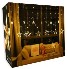 kurtyna-swietlna-gwiazdki-ozdoby-swiateczne-lampki-120-led-bialy-cieply
