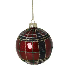 bombka-szklana-czerwona-krata-szkocka-brokat-8cm