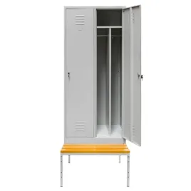 szafka-bhp-ubraniowa-metalowa-2-drzwiowa-z-przegrodami-i-laweczka-s-80-cm