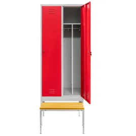 szafka-bhp-ubraniowa-2-drzwiowa-z-przegrodami-i-wysuwana-laweczka-s-80-cm