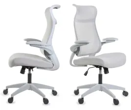ergonomiczny-szary-fotel-biurowy-fhx011-regulowane-podlokietniki-bhp-siwy