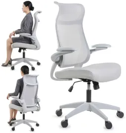 ergonomiczny-wygodny-szary-fotel-biurowy-regulowane-podlokietniki-bhp-siwy