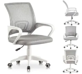 szary-fotel-biurowy-obrotowy-ergonomiczny-mlodziezowe-krzeslo-nfx011