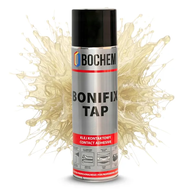Klej Tapicerski BONIFIX TAP 500ml W Sprayu MOCNY Do Pianki Podsufitki Mebli