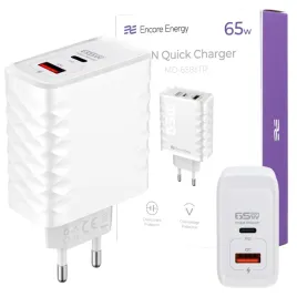 nowa-ladowarka-sieciowa-gan-65w-usb-a-usb-c-qc-pd-encore-energy-md-6583tr