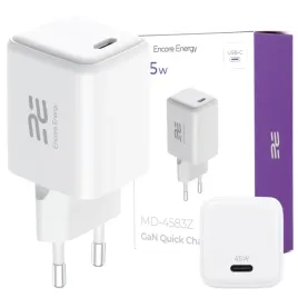 nowa-ladowarka-sieciowa-gan-usb-c-45w-qc-pd-encore-energy-md-4583z