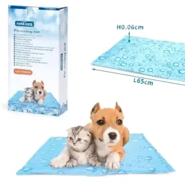 mata-chlodzaca-m-65x50cm-dla-psa-lub-kota-zelowa-z-nadrukiem-w-krople