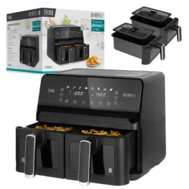 frytkownica-beztluszczowa-xxl-8l-2700w-dwukomorowa-teesa-air-fryer-dual-pot
