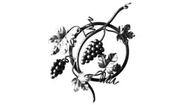 elementy-kute-rozeta-ozdobna-okragla-winogrono