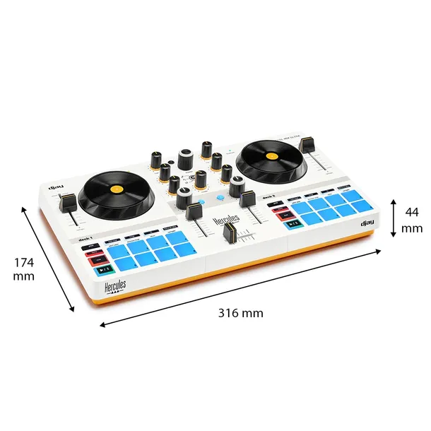 hercules-dj-control-mix-ultra-kolor-bialy