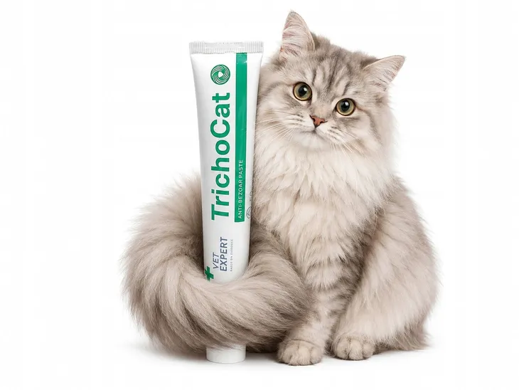 VetExpert TrichoCat Pasta Odkłaczająca Dla Kota 50g Na Kłaczki Hairball
