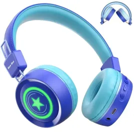 sluchawki-dla-dzieci-new-bee-kh22b-bezprzewodowe-skladane-led-bluetooth