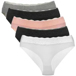 figi-damskie-bawelniane-koronkowe-5-par-moraj-xl
