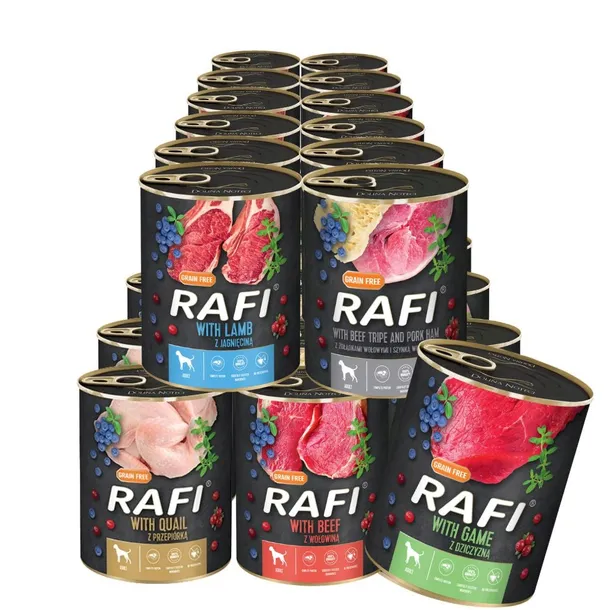 RAFI PREMIUM Mix smaków 30x800g