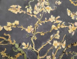 tapeta-winylowa-na-flizelinie-galazki-migdalowca-van-gogh-czarno-zlota