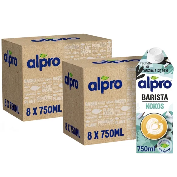 Alpro Barista Napój kokos 750 ml x 16 sztuk