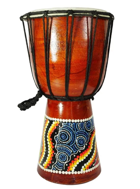 beben-bebenek-djembe-wys-30cm-malowany-braz-stan-nowy