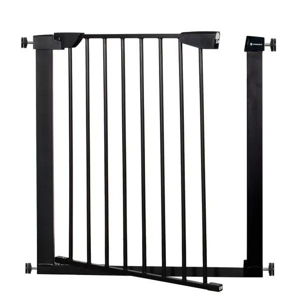 Bramka zabezpieczająca barierka rozporowa 75-82 cm czarna