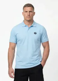 koszulka-meska-polo-pitbull-jersey-slim-fit-small-logo-jasno-niebieska