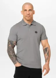 koszulka-meska-polo-pitbull-jersey-slim-fit-small-logo-szara