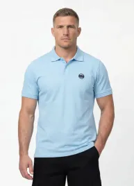 koszulka-meska-polo-pitbull-jersey-slim-fit-small-logo-jasno-niebieska
