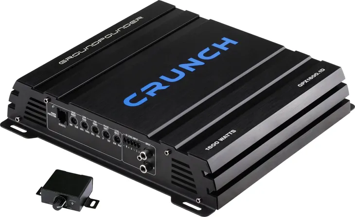 Wzmacniacz samochodowy 1-kanałowy Crunch GPX1600.1D RMS 1x800 Wat przy 1Ohm