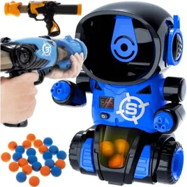 gra-zrecznosciowa-glodny-robot-strzelanie-do-celu-2-pistolety-i-kulki