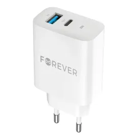 forever-ladowarka-sieciowa-pd-qc-tc-07-1x-usb-c-1x-usb-30w-biala-kabel-us